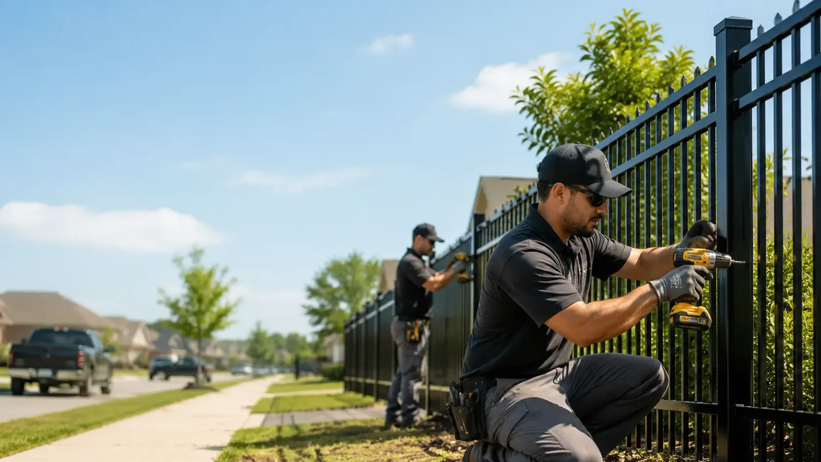 Metal Fence Installation in Amherst, OH
